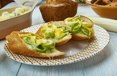 Caerphilly Rarebit with Fiery Tomato Chutney